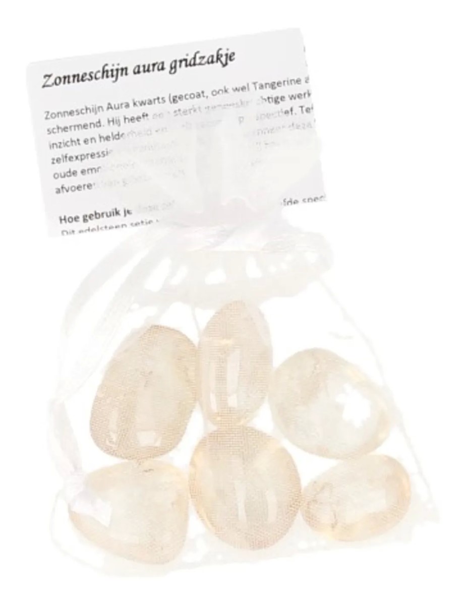 Zonneschijn Aura gridzakje 6 st. (gecoat)