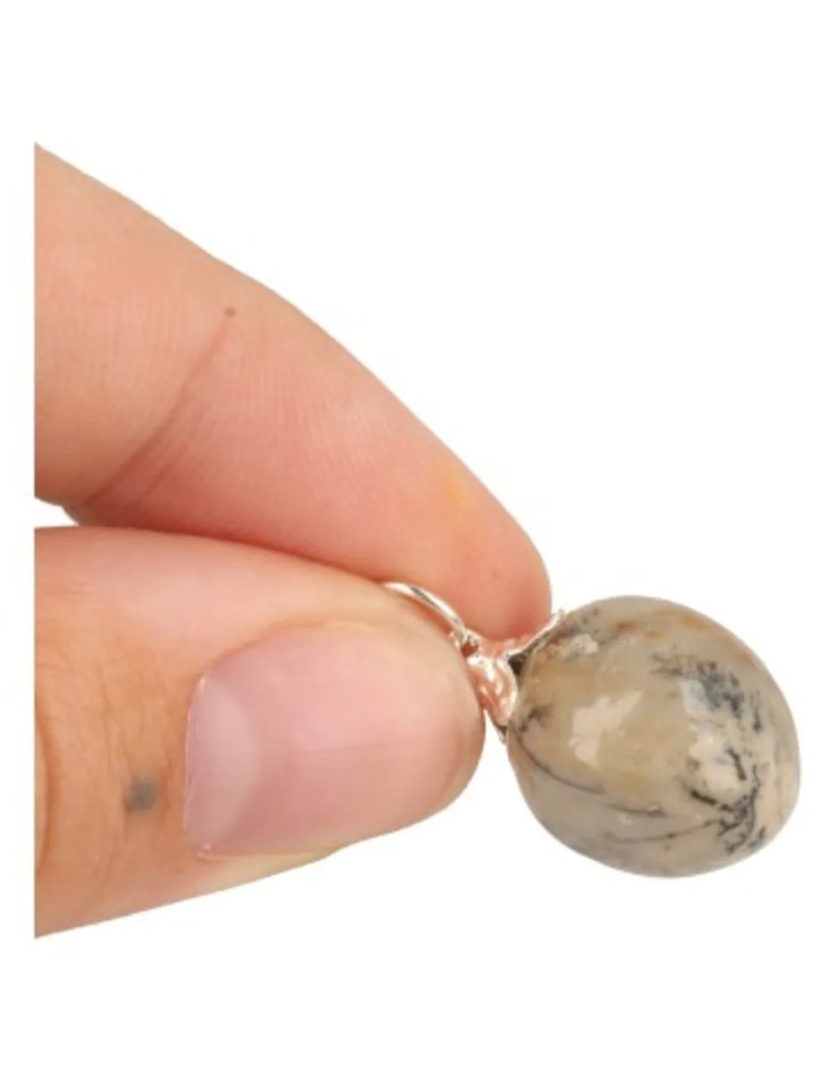 Edelsteenhanger Jaspis dendriet - Afbeelding 3