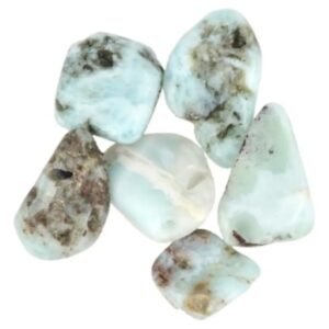 Kralen Larimar nugget - 6 st.