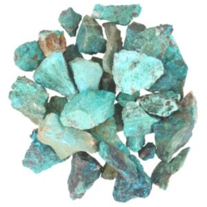 Chrysokolla A 250 gr. ruwe brokjes