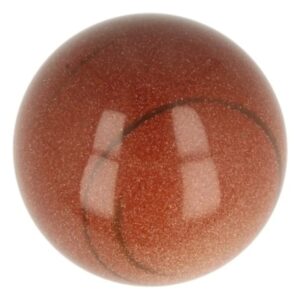 Edelsteenbol Goldfluss 40 mm (synth)