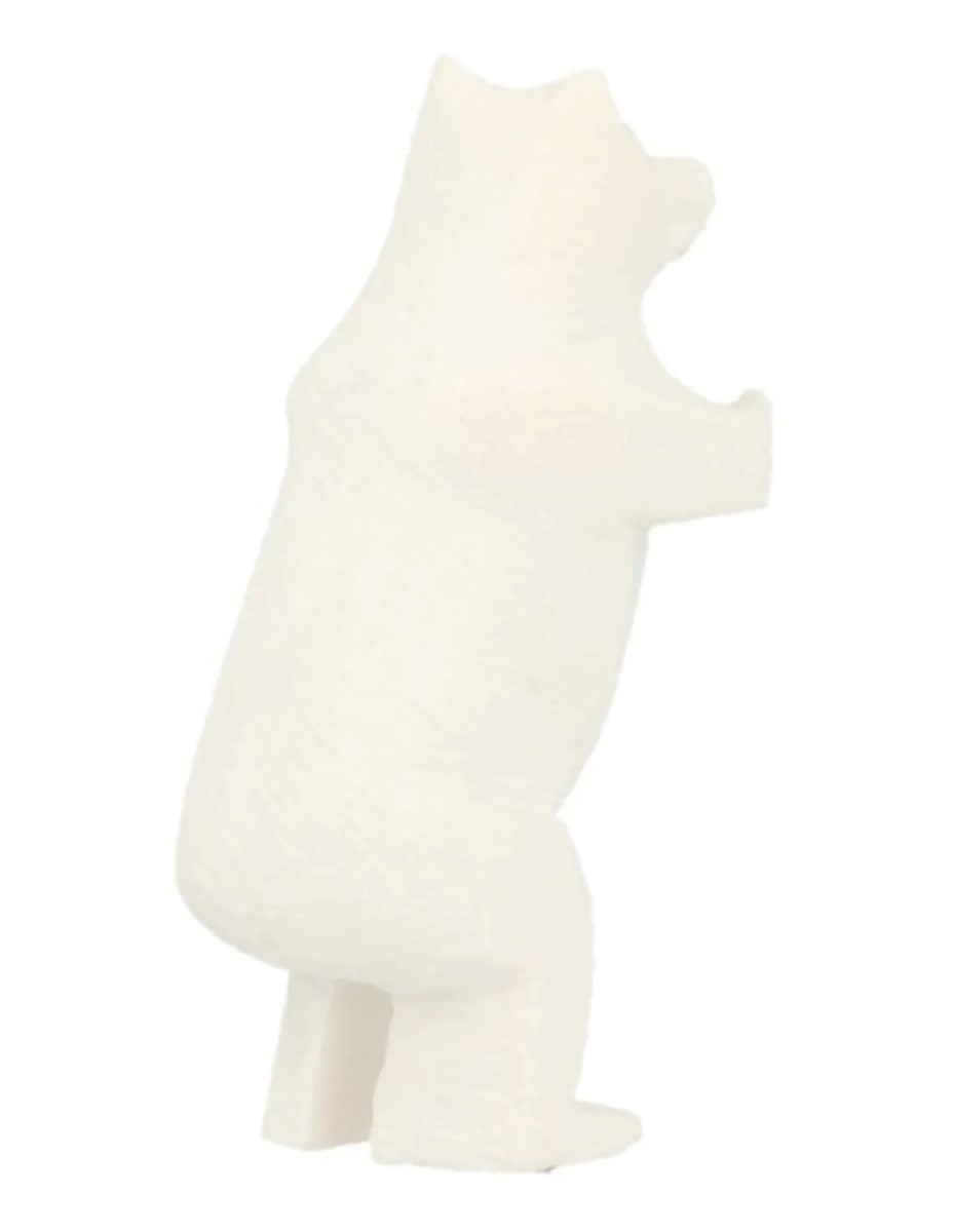 Speksteen beer staand wit 8,5 cm - Afbeelding 3