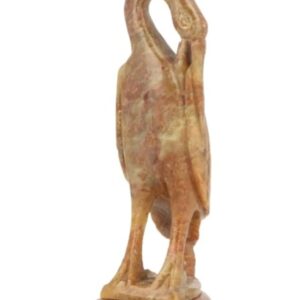 Speksteen kraanvogel 10 cm