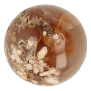 Agaat bloem edelsteenbol 6-6,5 cm