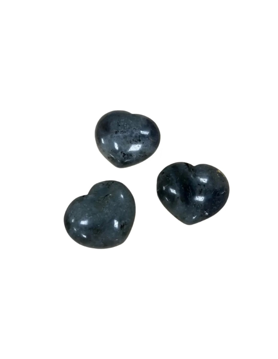 Labradoriet edelsteen hart 30 mm - Afbeelding 3