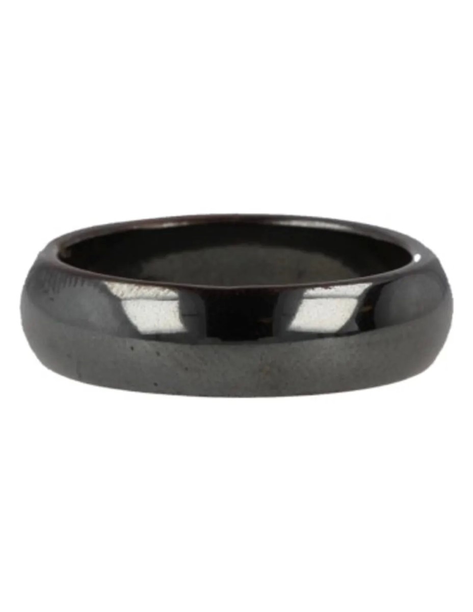 Hematiet edelsteen ring 6 mm - 18 - Afbeelding 2