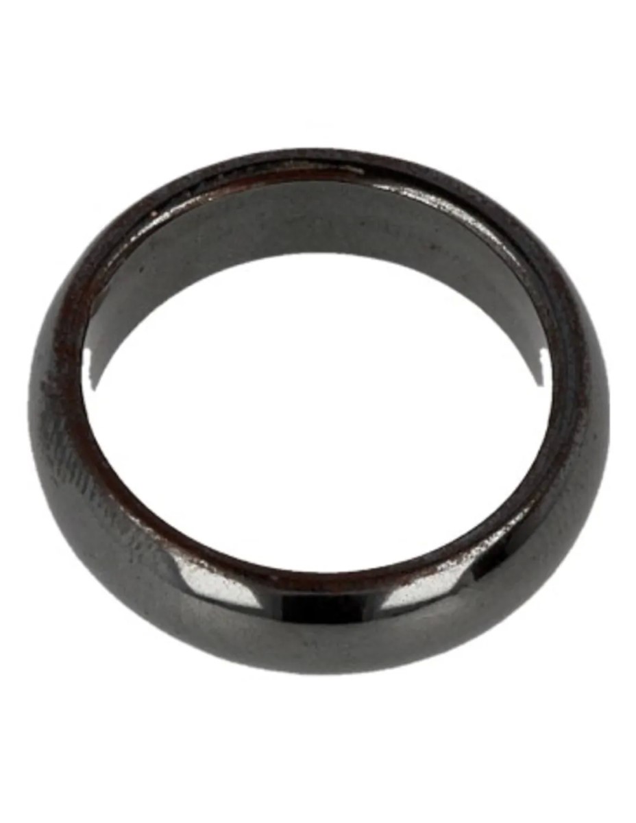 Hematiet edelsteen ring 6 mm - 18 - Afbeelding 3