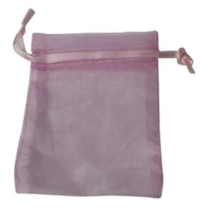 Organza buidels 7x9 - 100 stuks roze