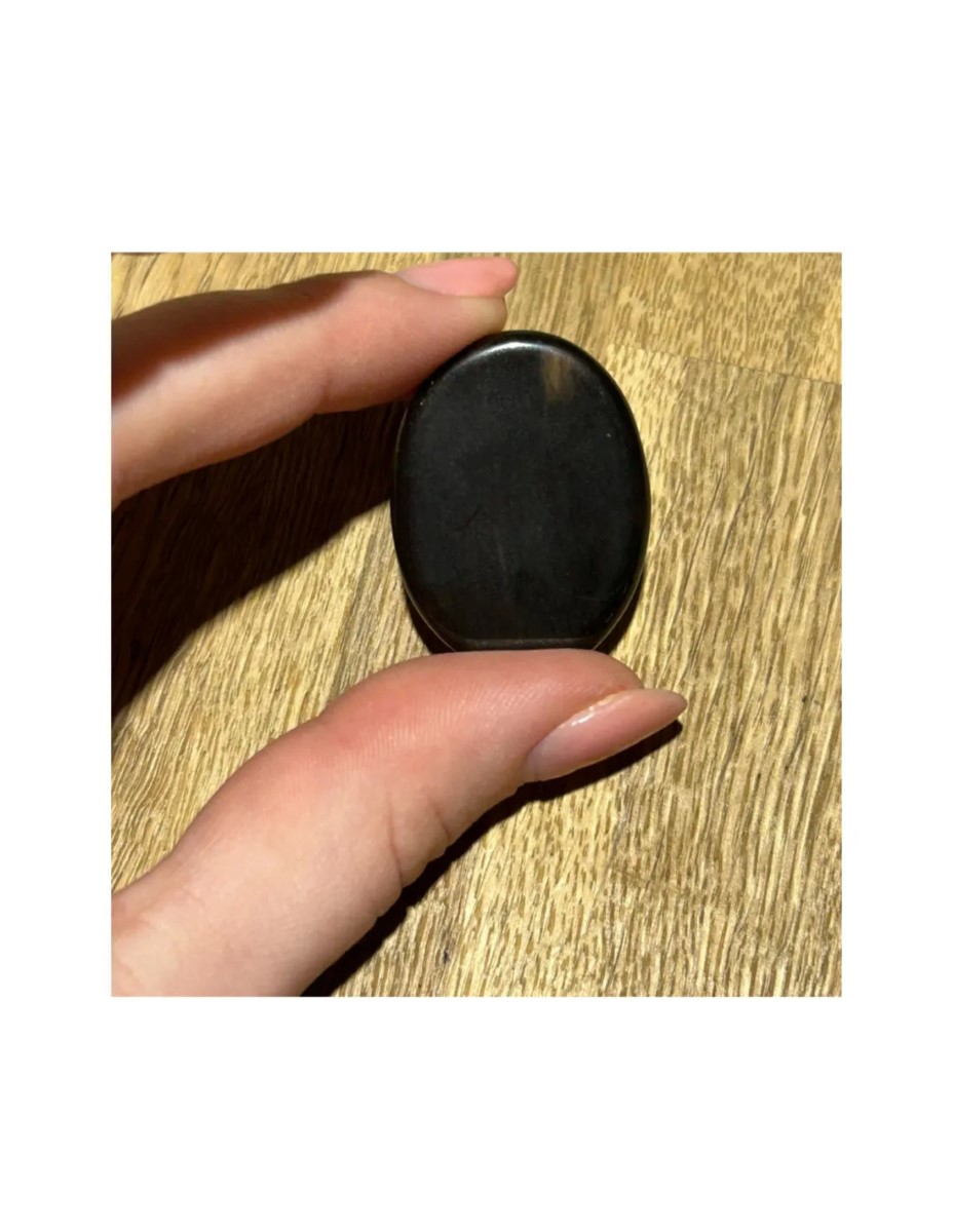 Obsidiaan transparant zaksteen klein - Afbeelding 3