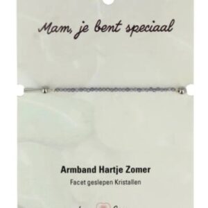 Hartje zomer armband Ioliet - Moederdag