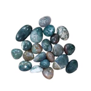 Agaat mos 250 gr. trommelstenen (mt3)