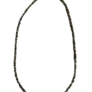 Diamant collier ruw met zilveren slotje