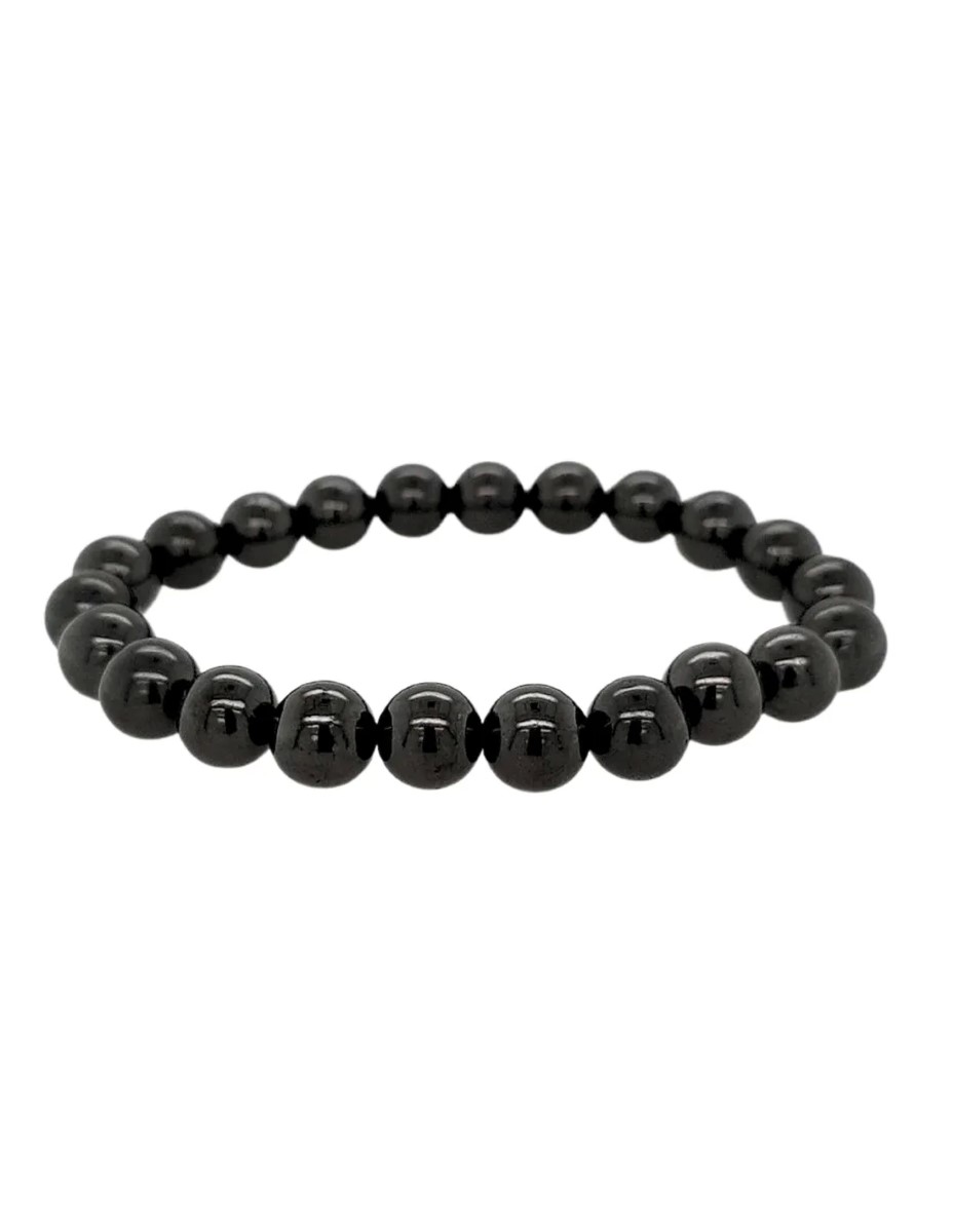 Shungit kralenarmband 8 mm
