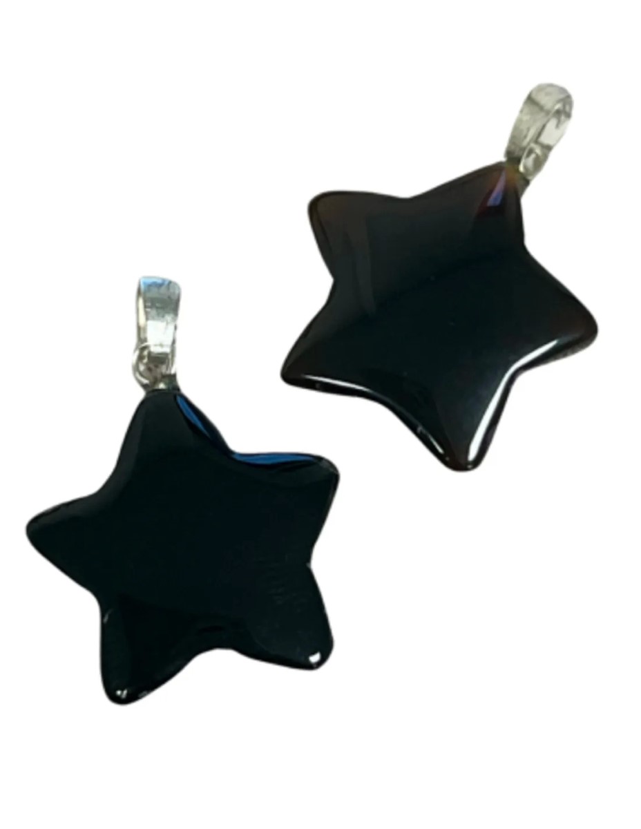 Onyx edelsteen sterhanger 20 mm - Afbeelding 3