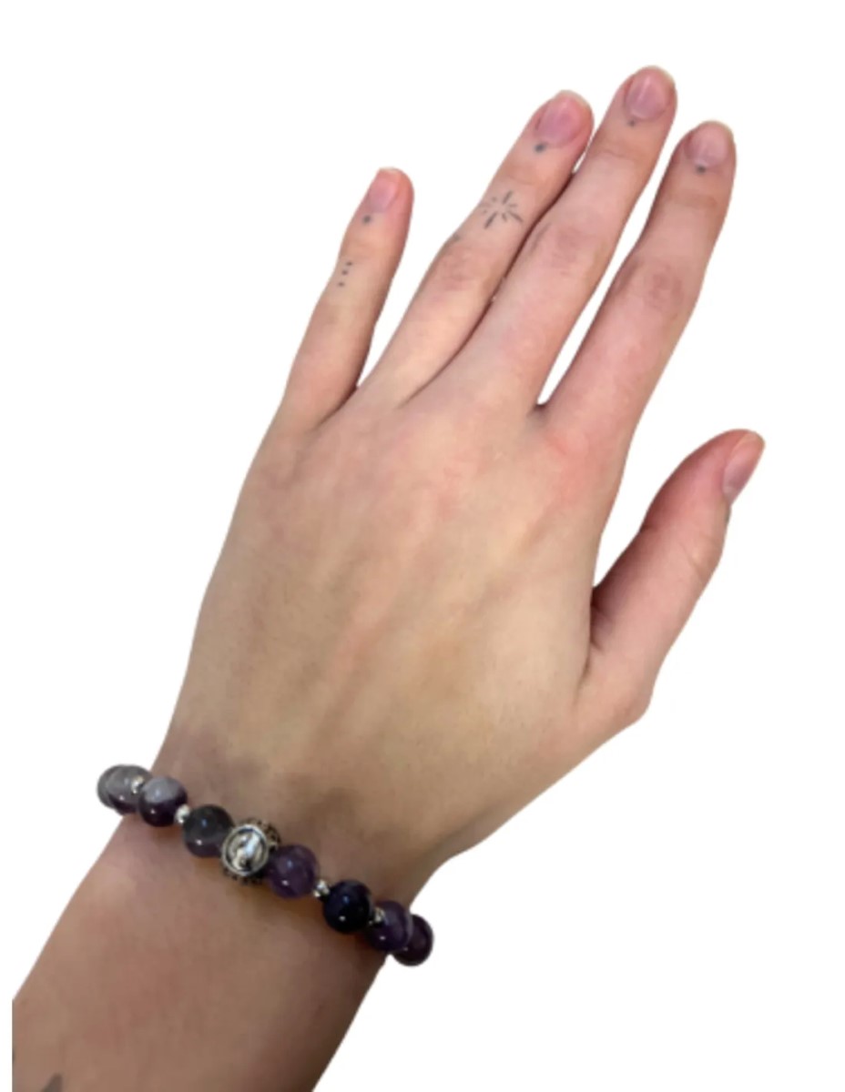 Amethist sterrenbeeld armband - Vissen - Afbeelding 3
