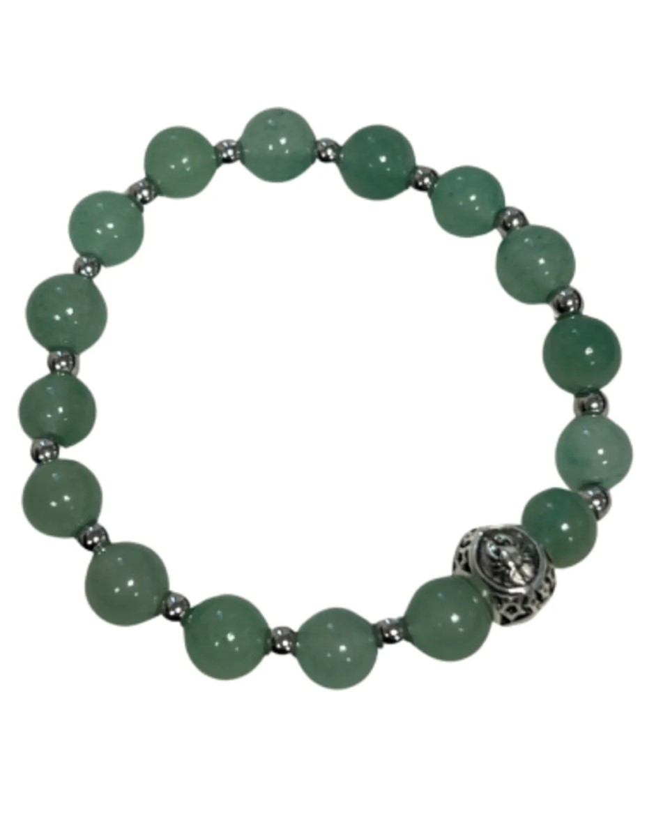 Aventurijn groen sterrenbeeld armband - Kreeft