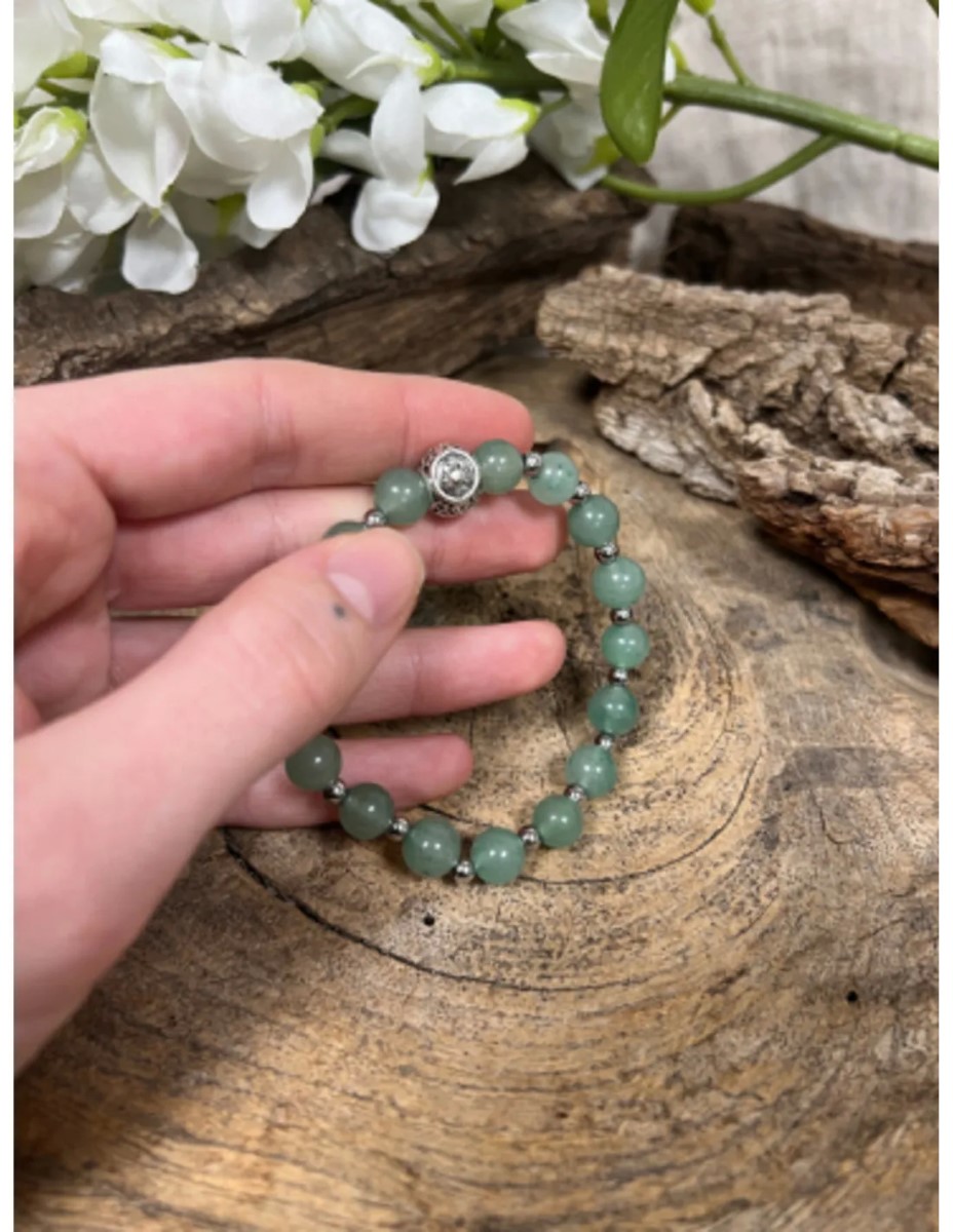 Aventurijn groen sterrenbeeld armband - Kreeft - Afbeelding 2