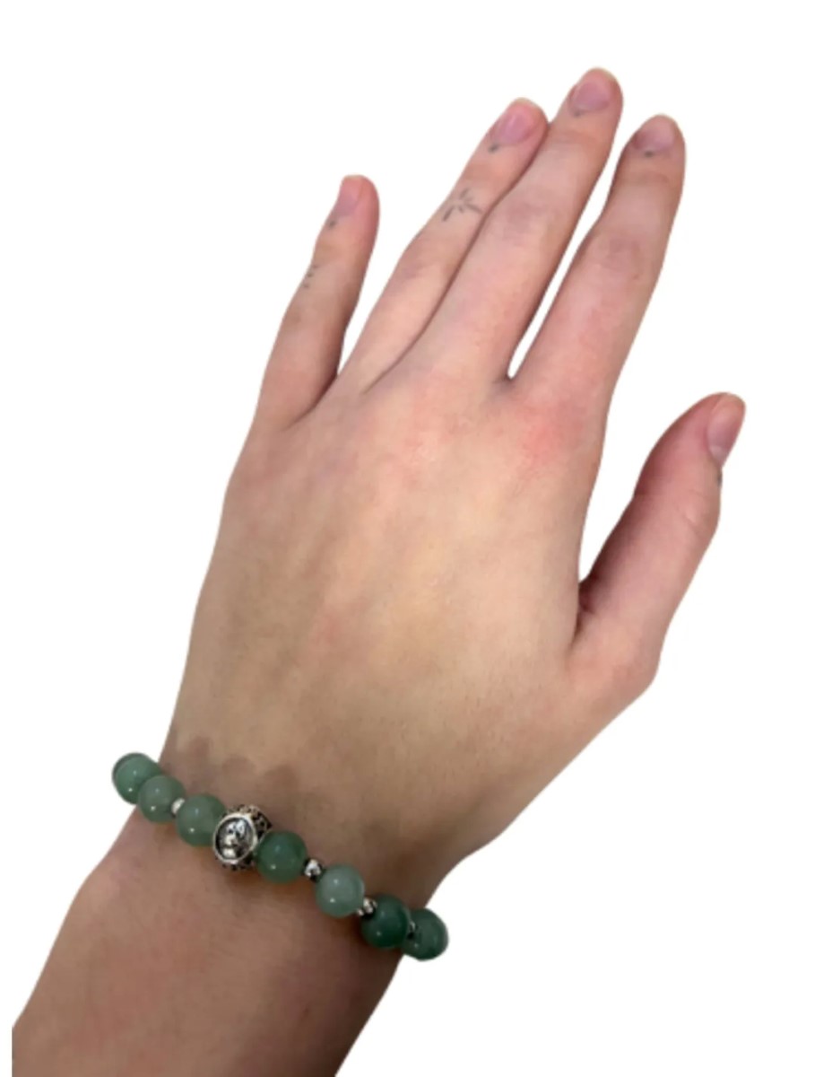 Aventurijn groen sterrenbeeld armband - Kreeft - Afbeelding 3