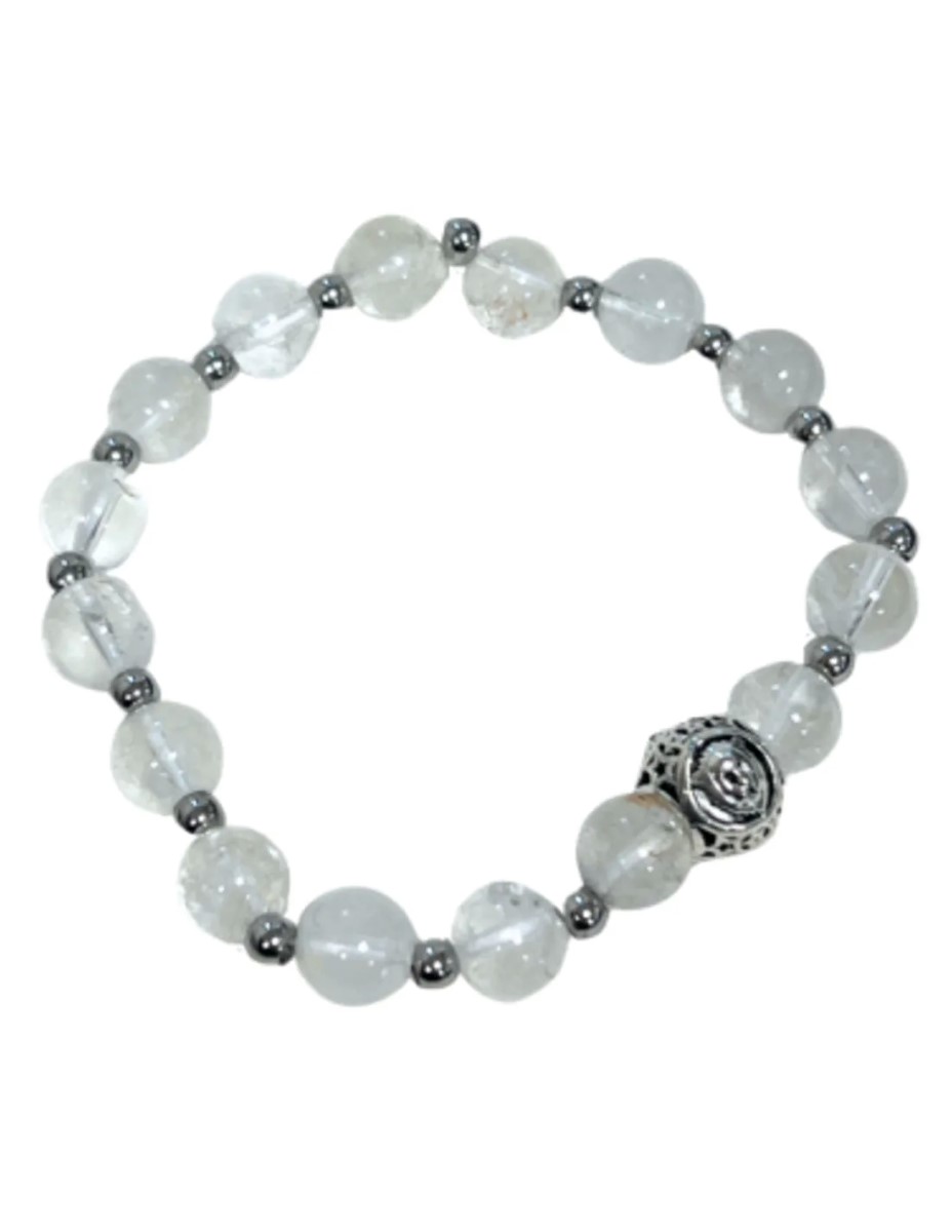 Bergkristal sterrenbeeld armband - Leeuw