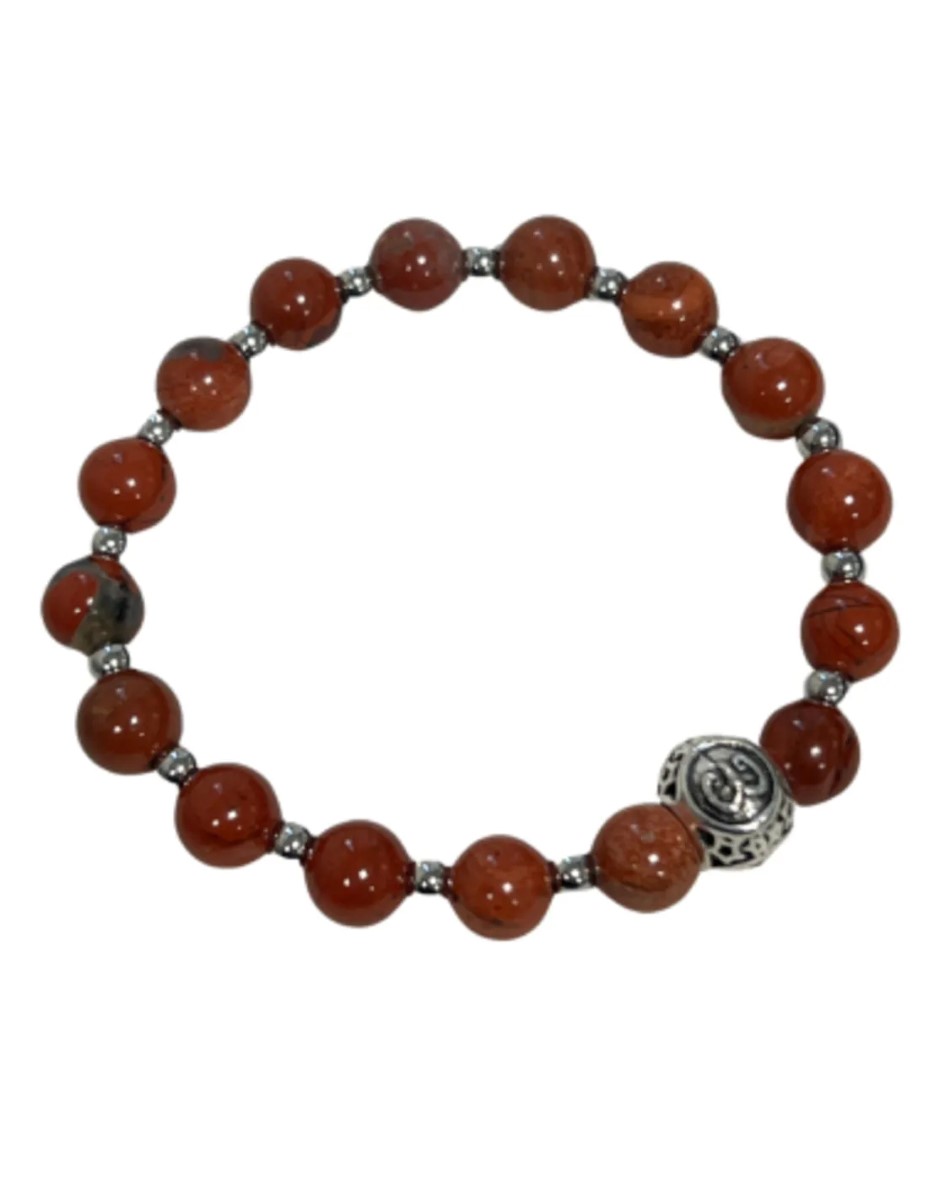 Jaspis rood sterrenbeeld armband - Ram