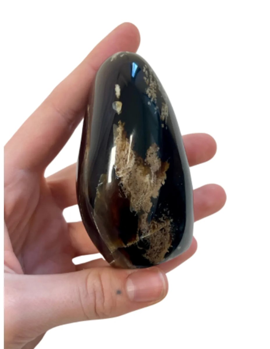 Barnsteen blauw sculpturen Indonesië 1 kg. - Afbeelding 3