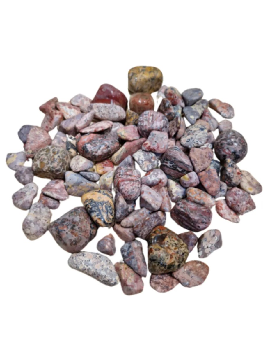 Jaspis luipaard 500 gr. trommelstenen (mt2-3)