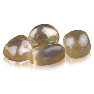 Zonneschijn aura trommelstenen 100 gr. (gecoat) (mt2)