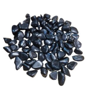 Shungit trommelstenen 500 gr. (mt3)