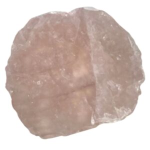 Roze kwarts edelsteen schijf nr.13