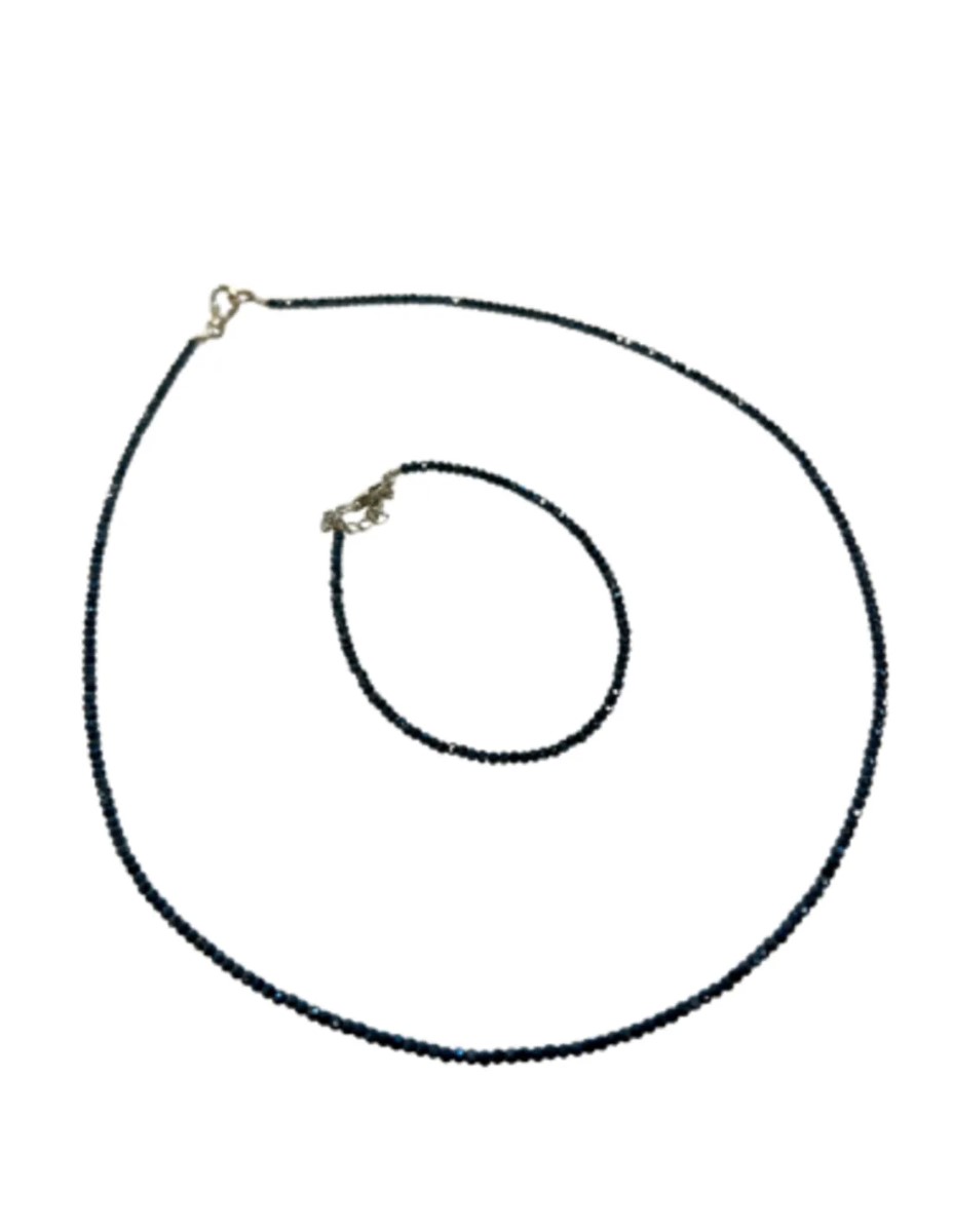 Spinel zwart coating sieraden set Summer Vibes - Afbeelding 3