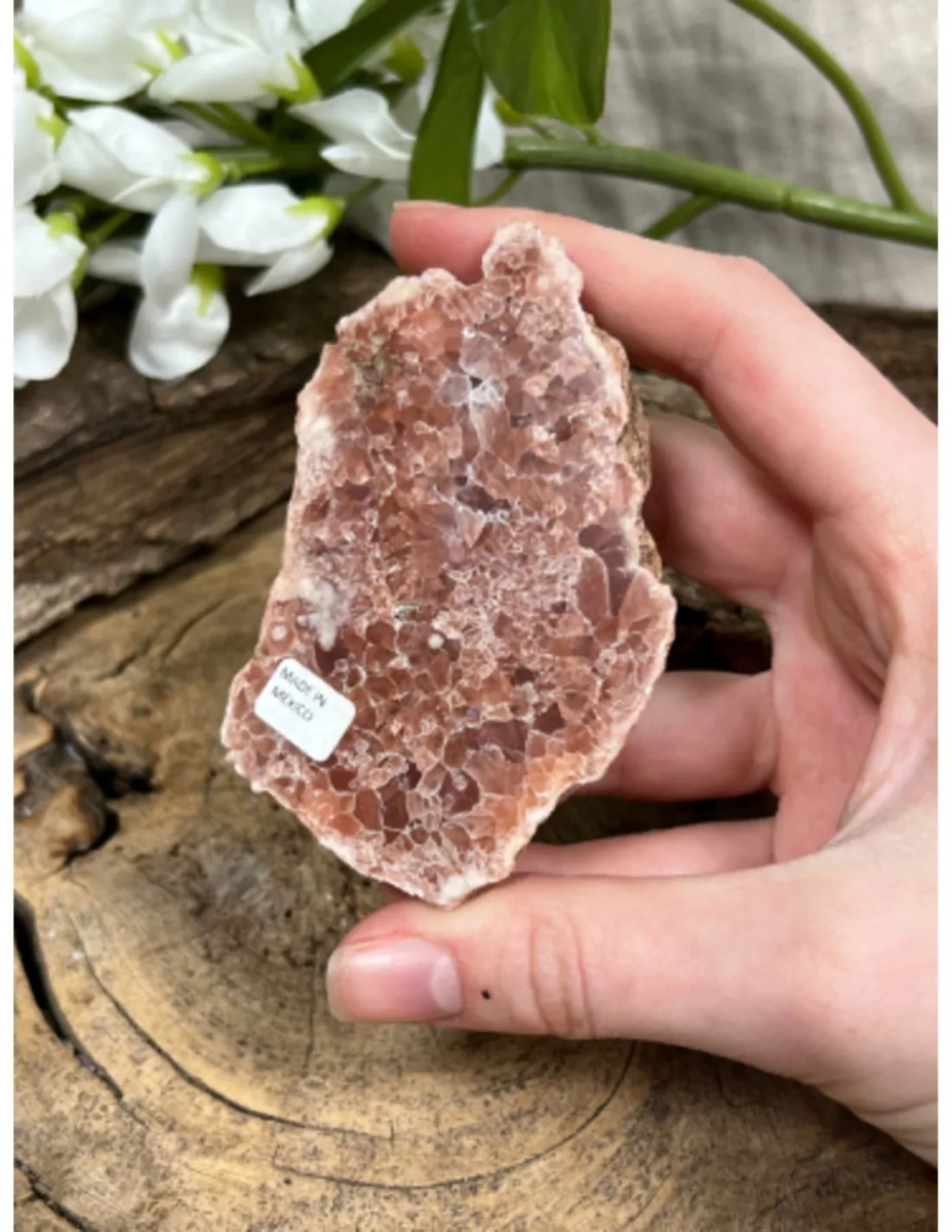Roze Amethist schijf nr.02 - Afbeelding 2