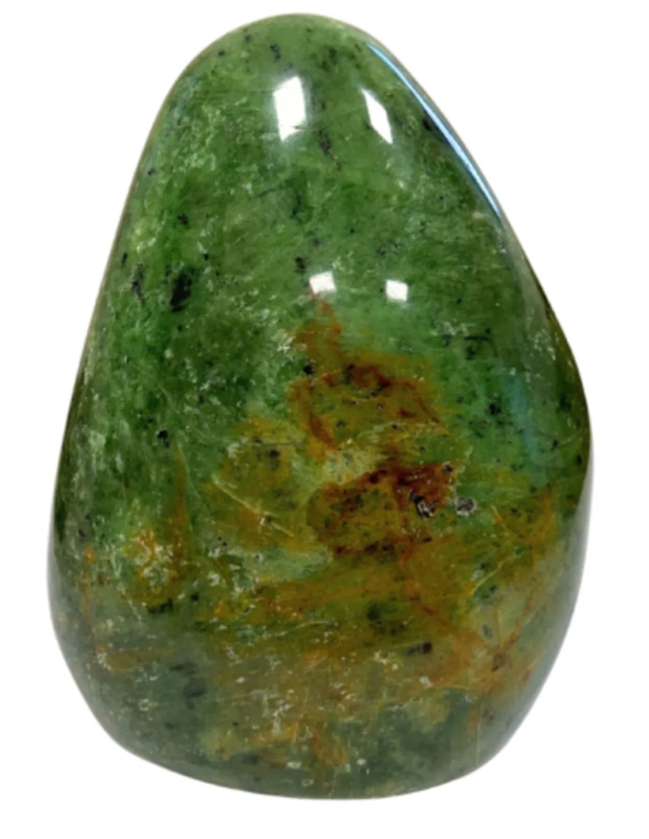 Chrysopraas edelsteen sculptuur nr.08 - Afbeelding 3