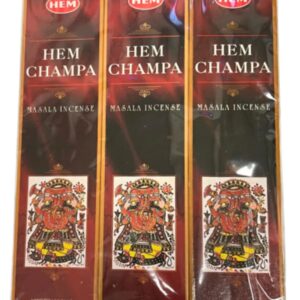 HEM Champa wierook - verpakking van 12 st. (platte pakjes)