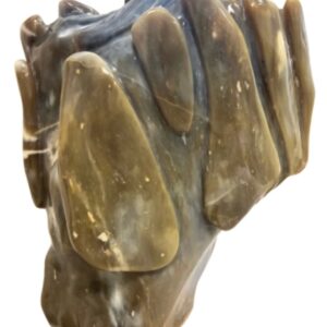 Chalcedoon edelsteen sculptuur nr.01