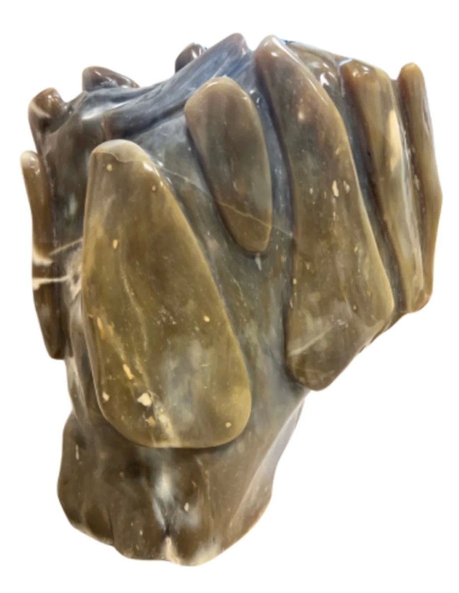 Chalcedoon edelsteen sculptuur nr.01