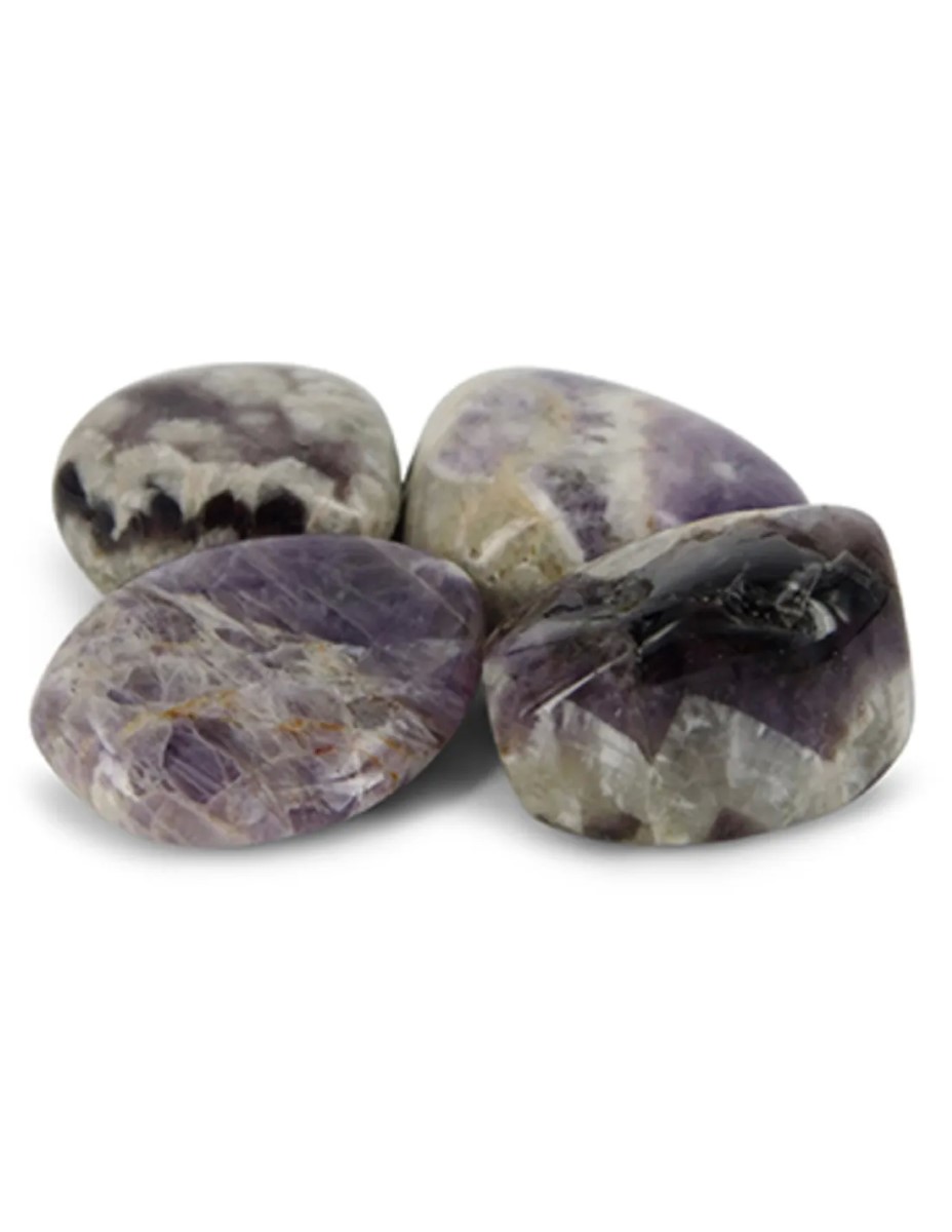 Amethistkwarts trommelstenen 250 gr. (mt2-3)