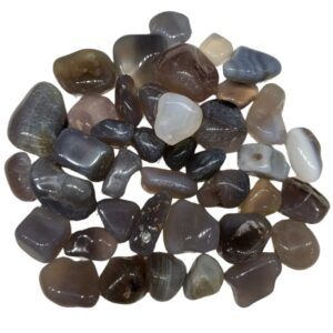 Agaat grijs trommelstenen 500 gr. (mt3)