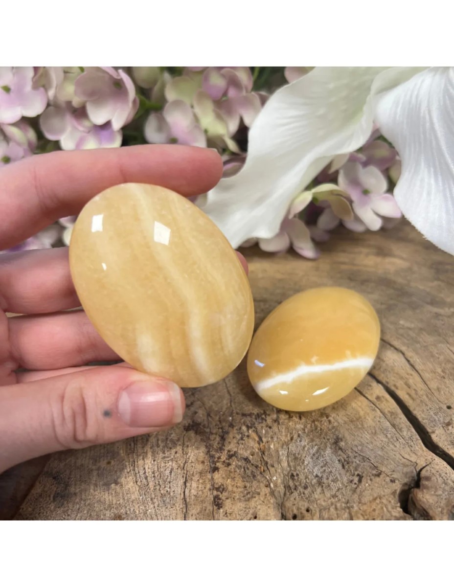 Calciet mango handsteen - Afbeelding 2
