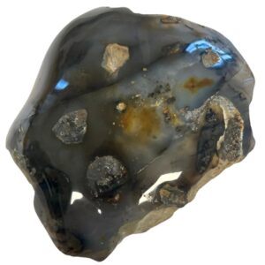 Agaat dendriet half gepolijst stuk nr.01