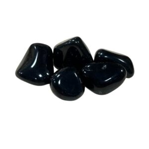 Obsidiaan regenboog trommelstenen 500 gr. (mt3)