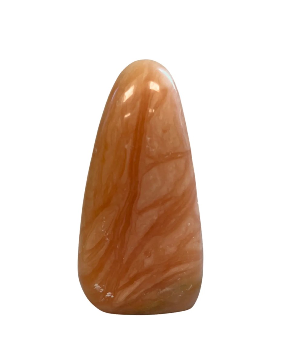 Calciet perzik sculptuur nr.02