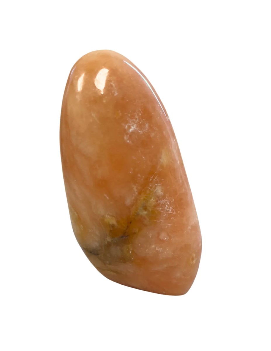 Calciet perzik sculptuur nr.02 - Afbeelding 3
