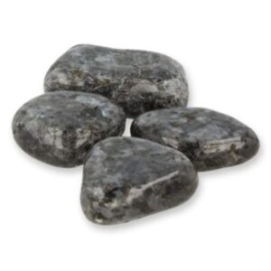 Larvikiet 500 gr. trommelstenen (mt3)