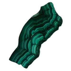 Malachiet edelsteen schijf gepolijst nr.10