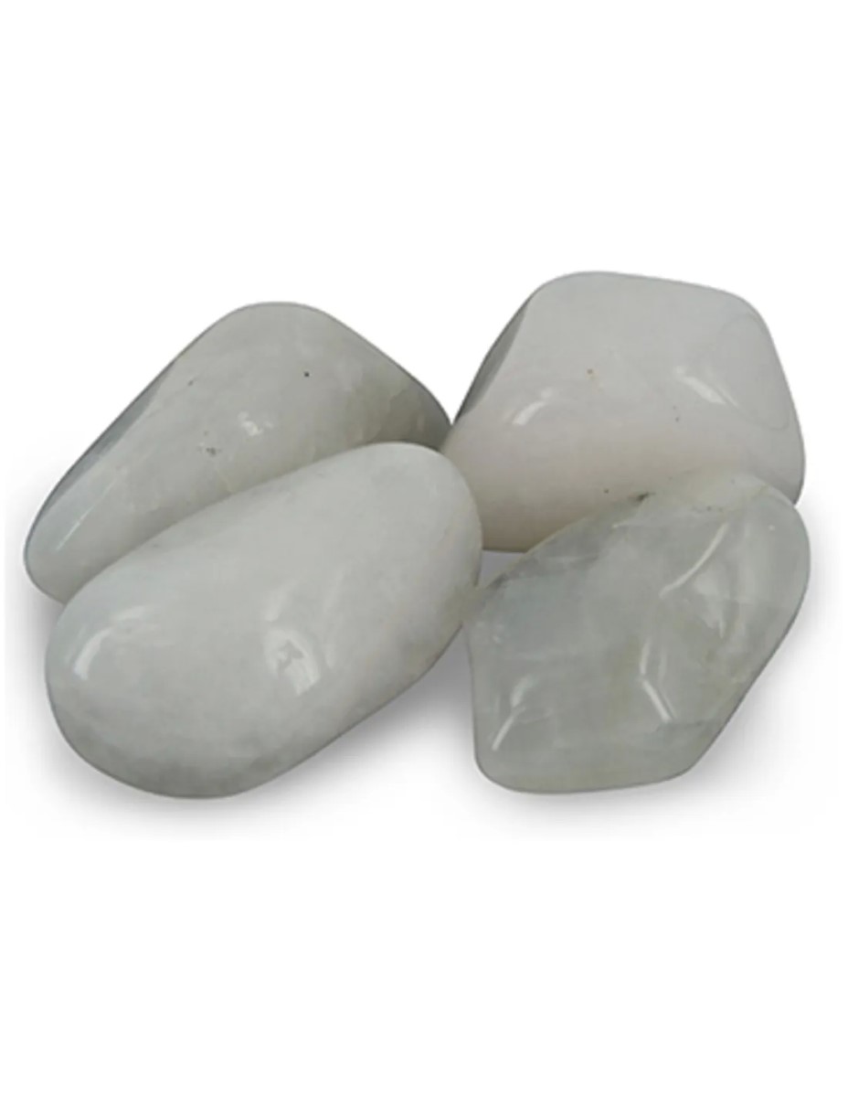 Petaliet wit trommelstenen 250 gr. (mt3)