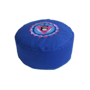 YogaStyles Meditatiekussen Blauw 5e Chakra