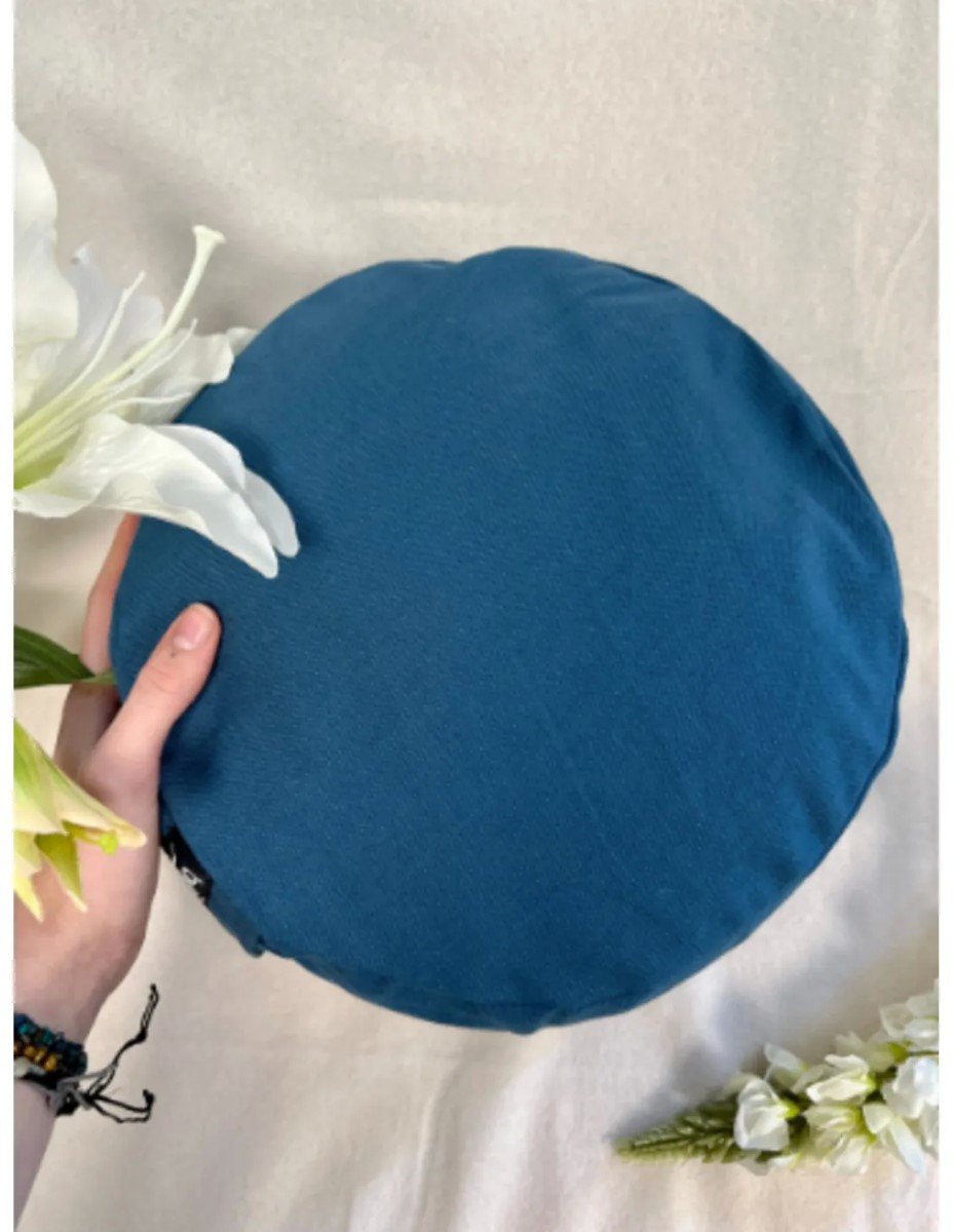 YogaStyles Meditatiekussen-PRO-RONDO Petrol Blauw - Afbeelding 2