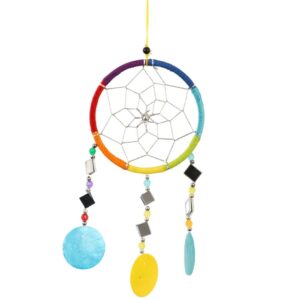 Dromenvanger Rainbow schelp / spiegel 9 cm