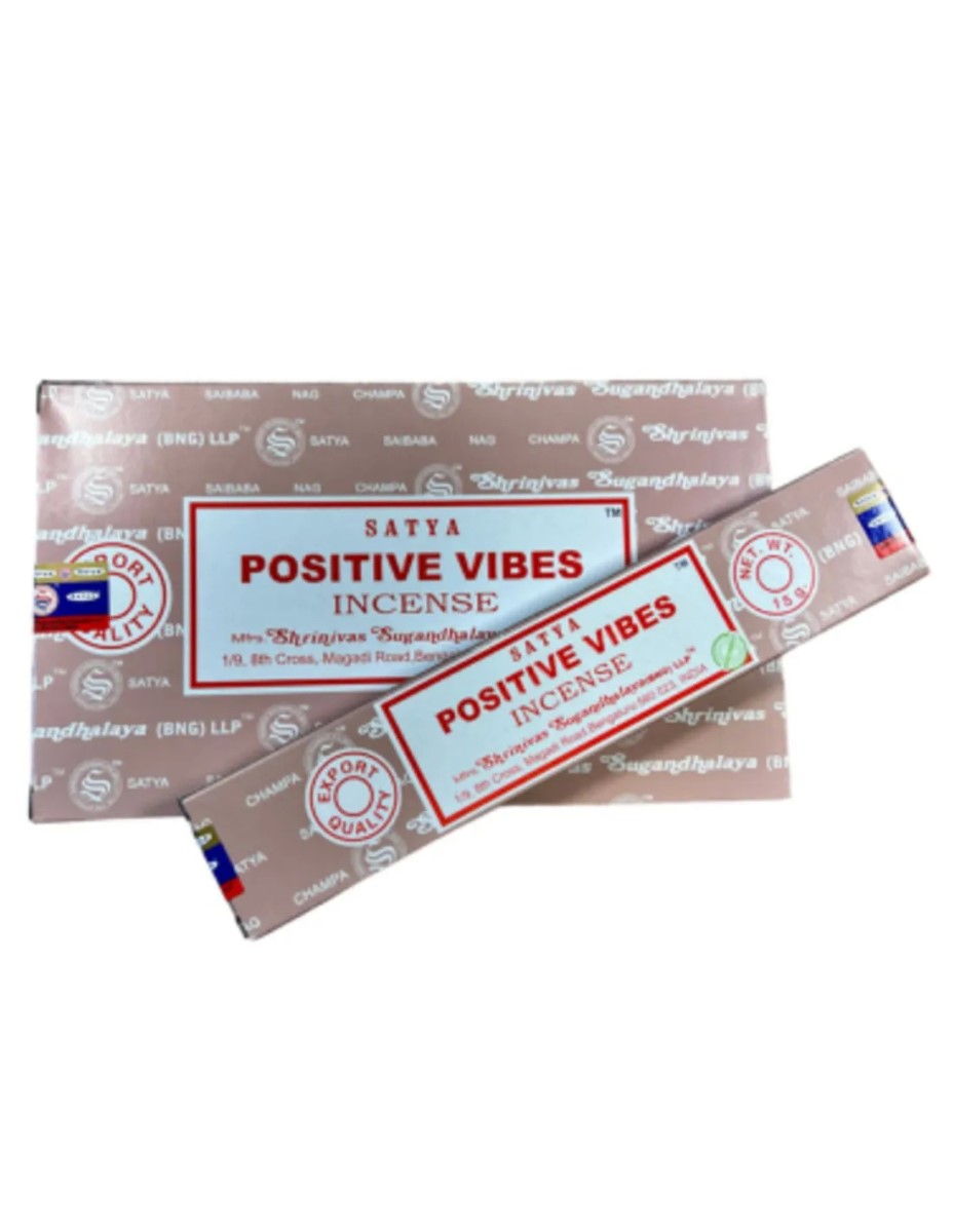 Positive Vibes wierook 15 grams Satya - doos van 12 st.