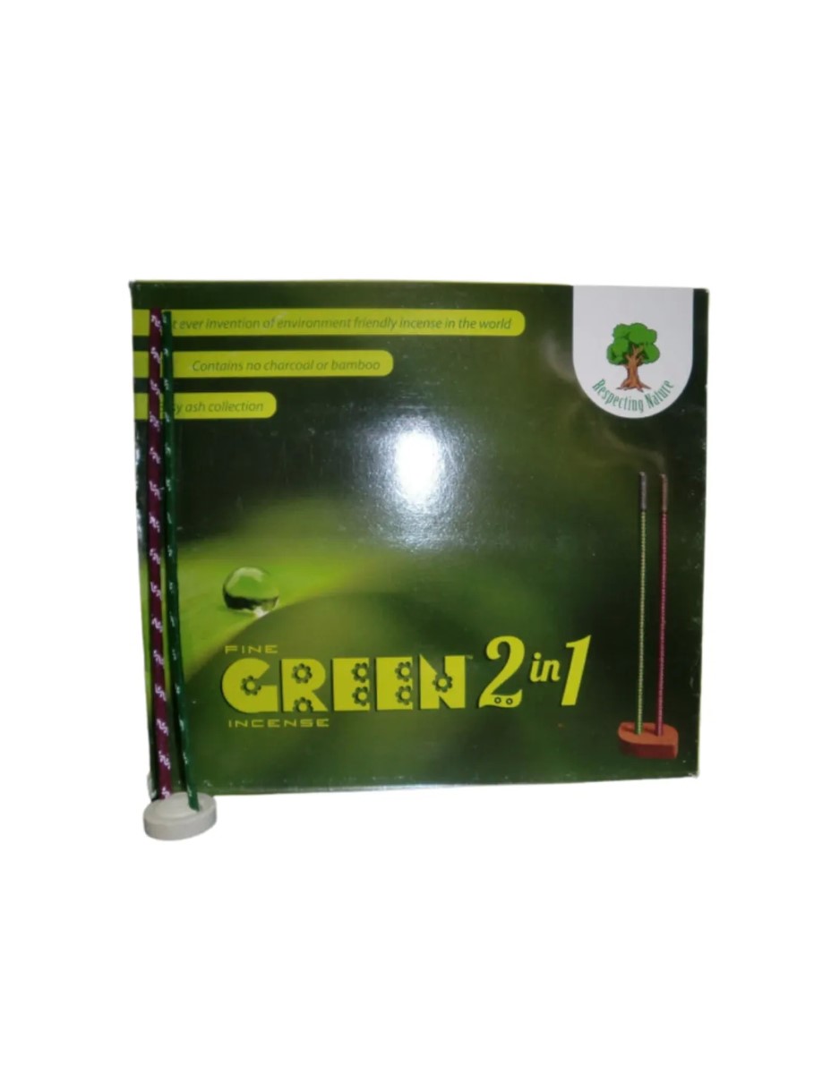 Fine Green Incense 2in1 Wierook stokjes